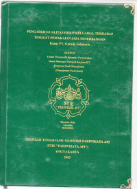 Image of PENGARUH KUALITAS HIDUP KELUARGA TERHADAP TINGKAT PEMAKAIAN JASA PENERBANGAN (KASUS PT. GARUDA INDONESIA)