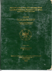 Image of PENGARUH PELATIHAN DAN PENGEMBANGAN KARYAWAN TERHADAP PRODUKTIVITAS KERJA (STUDI KASUS DI HOTEL AMBARUKMO)