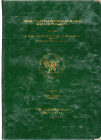 Image of PROFIL WISATAWAN OBYEK WISATA WARISAN BUDAYA DI YOGYAKARTA