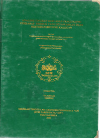 Image of ANALISIS TINGKAT KEPUASAN PENGUNJUNG TERHADAP PRODUK YANG DITAWARKAN OLEH RESTORAN