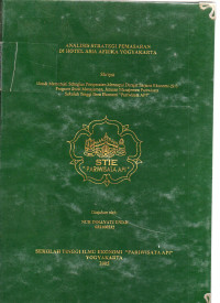 Image of ANALISIS STRATEGI PEMASARAN DI HOTEL ASIA AFRIKA YOGYAKARTA