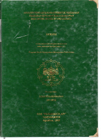 Image of ANALISIS PENGARUH KARAKTERISTIK PEKERJAAN TERHADAP KEPUASAN KERJA KARYAWAN PADA HOTEL-HOTEL DI YOGYAKARTA