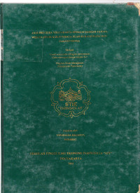 Image of ANALISIS CITRA YOGYAKARTA SEBAGAI DAERAH TUJUAN WISATA (STUDI KASUS WISATA ALAM DI KALIURANG DAN PARANGTRITIS)