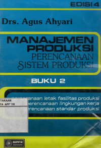 Image of Manajemen Produksi Perencanaan Sistem Produksi