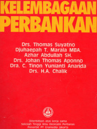 Image of Kelembagaan Perbankan