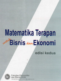 Image of Matematika Terapan Untuk Bisnis dan Ekonomi