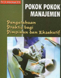 Image of Pokok-Pokok Manajemen