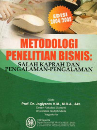 Image of Metodologi Penelitian Bisnis